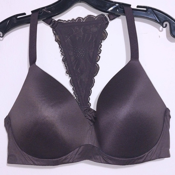 EUC Aerie Lace Smooth Real Sunnie Wireless Push Up Bra Expresso Kiss Size 38D - Picture 6 of 11